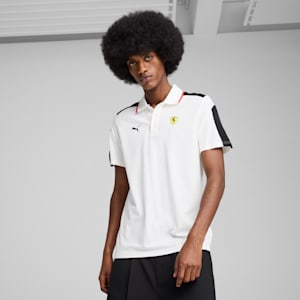 Polo Scuderia Ferrari Race MT7 Homme, PUMA White, extralarge